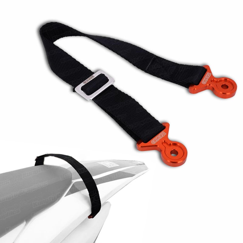 Kungfu Graphics Rear Adjustable Strap for Dirt Bike Motocross Enduro Supercross EXC EXC-F XCW XCF-W 2013-2016 / SX SX-F XC XC-F 2013-2015, Orange - Image 1